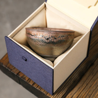 Xu Tianmu Glazed Construction Pot, Coarse Pottery Kiln Transformation, Tea Cup, Kung Fu Tea Cup